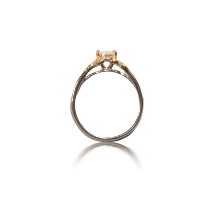 Moissanite Trinity Ring Hardik Jewels