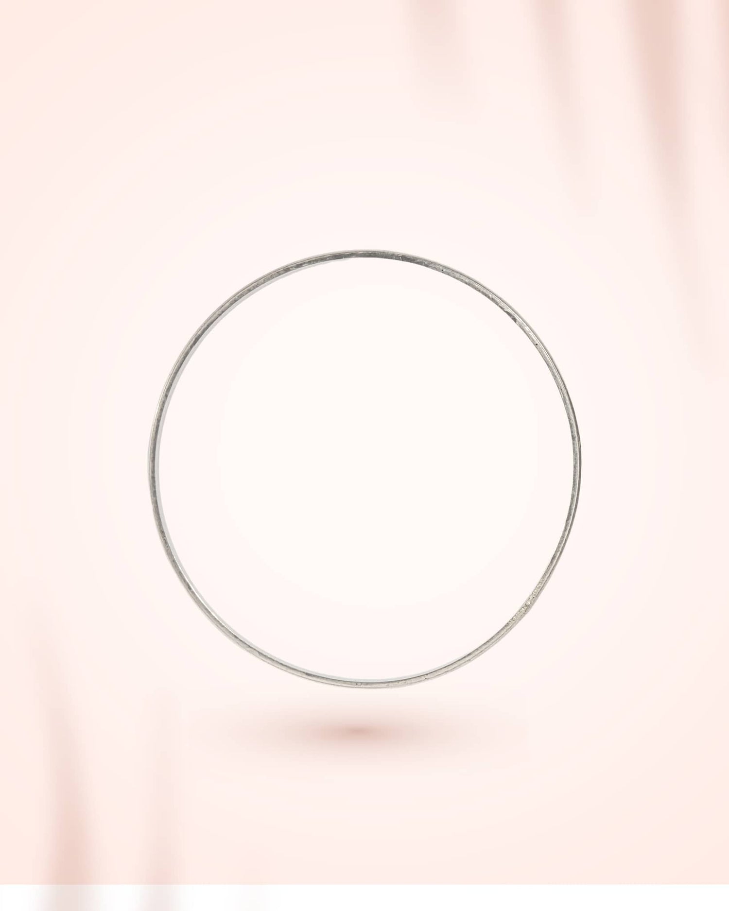 92.5 Sterling Silver Plain Minimalist Bangle | Sleek Everyday Kada