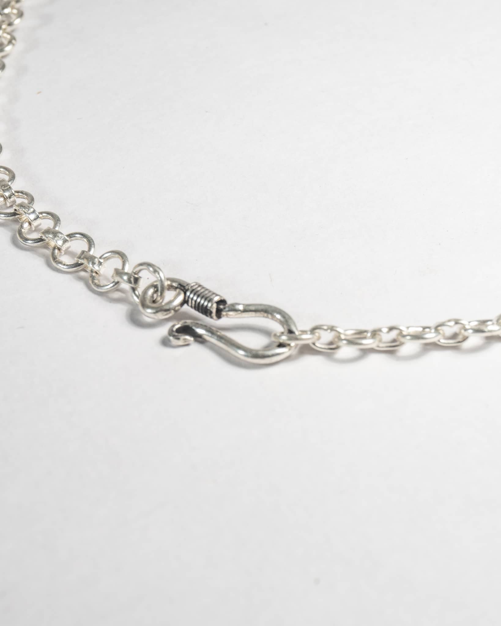 Oxidized 925 Sterling Silver Multi-Layer Tribal Necklace Set | Geometric Spike Choker with Earrings