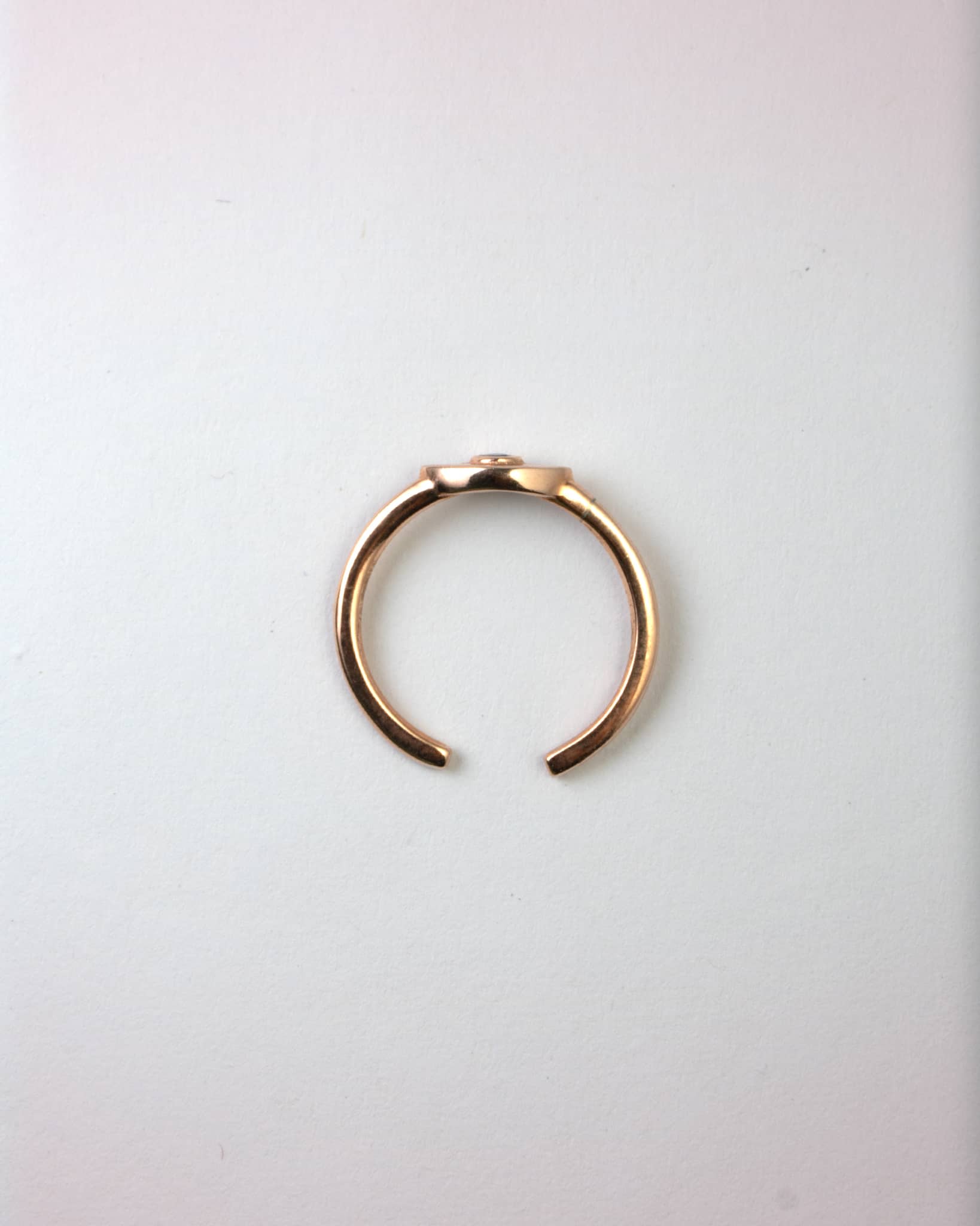 Gold Plated 92.5 Sterling Silver Evil Eye Toe Rings | Blue Stone Protection Bichhiya