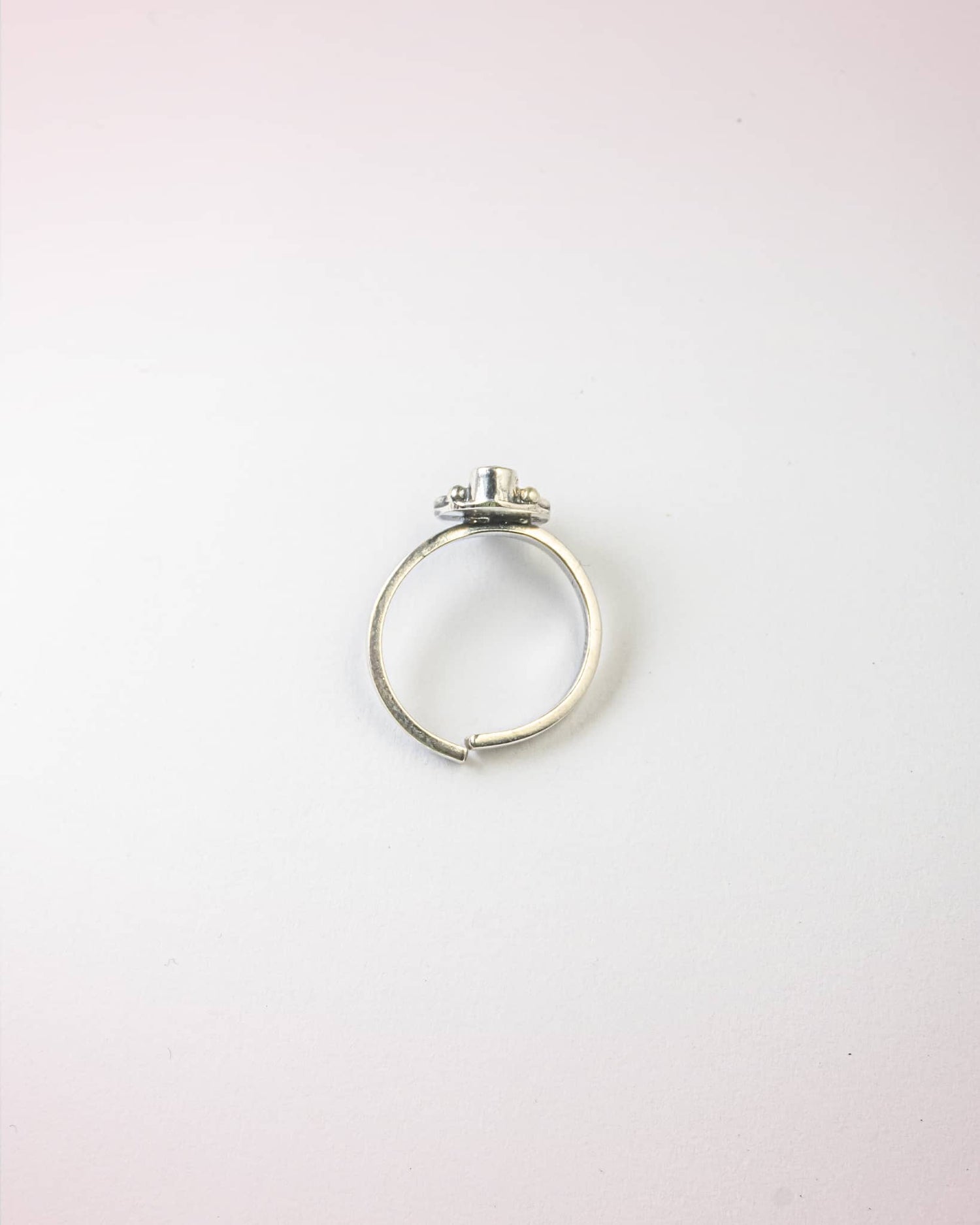 92.5 Sterling Silver Oxidized Green Double Teardrop Toe Rings | Antique Emerald Bichhiya