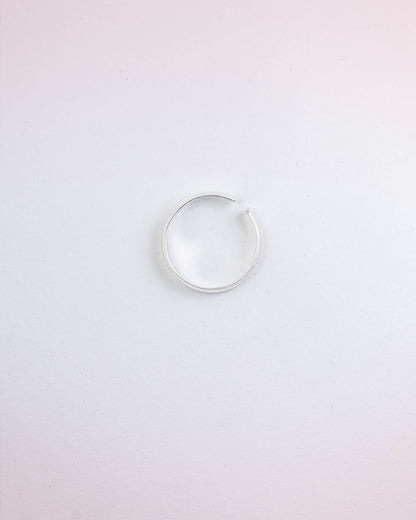 92.5 Sterling Silver Classic Plain Polished Toe Rings | Minimalist Smooth Band Bichhiya