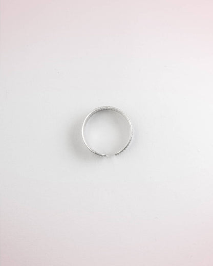92.5 Sterling Silver Oxidized Triple Rope Band Toe Rings | Multi-Row Twisted Bichhiya