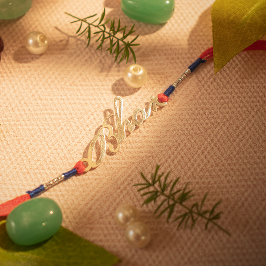 Hardik Jewels Personalized Bhai Rakhi - Craftsmanship & Love.