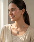 92.5 Sterling Silver CZ Open Teardrop Pendant | Micro-Pave Lattice (Chain Not Included)