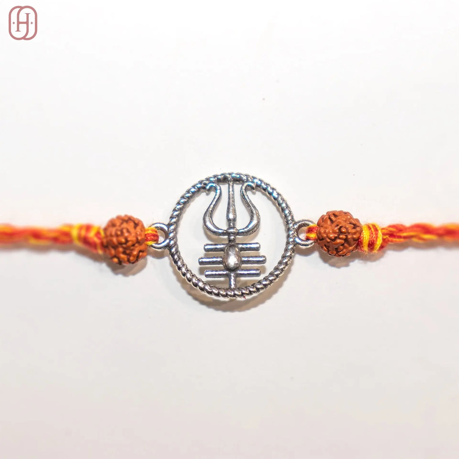 trishul silver rakhi Hardik Jewels