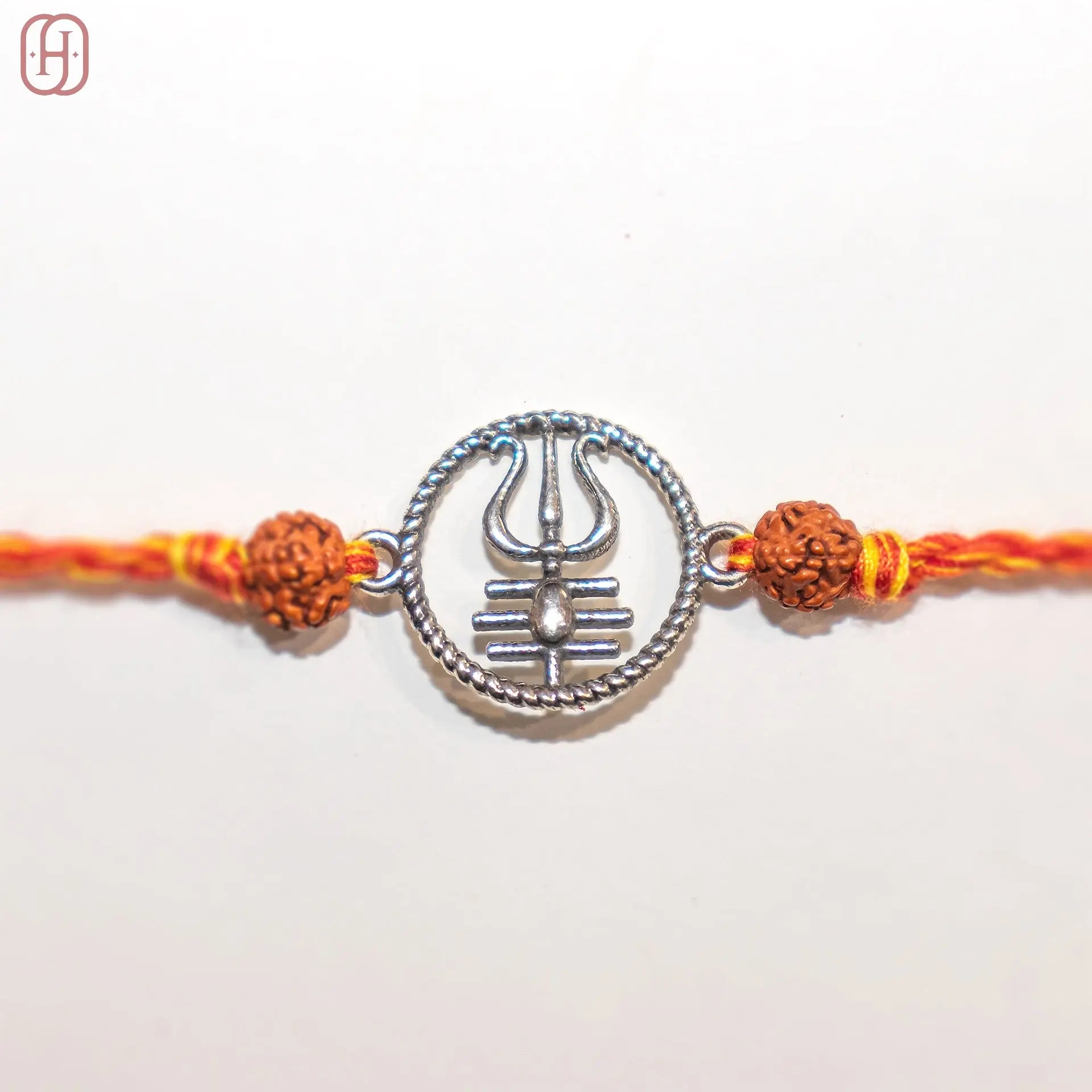 trishul silver rakhi Hardik Jewels