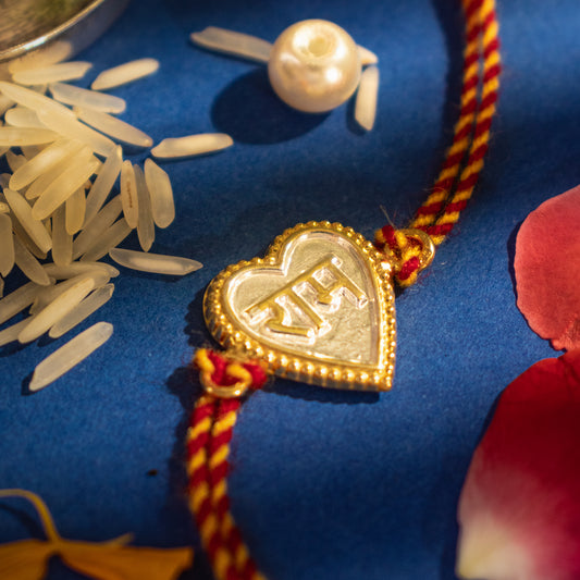 Hardik Jewels Silver Ram Rakhi - Handcrafted 92.5 Silver.